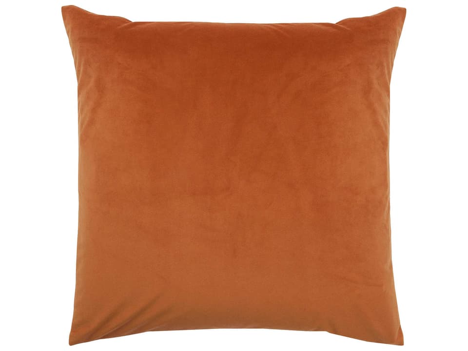 Prato Square Indoor Decorative Pillow in Mango Orange