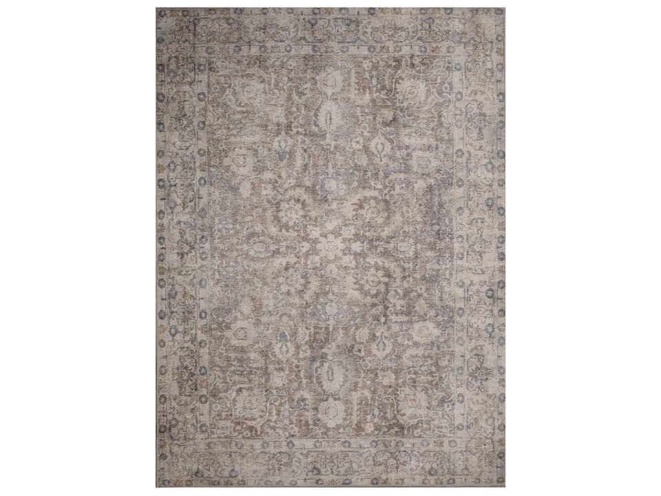 Chloe Flatweave Area Rug with Floral Pattern