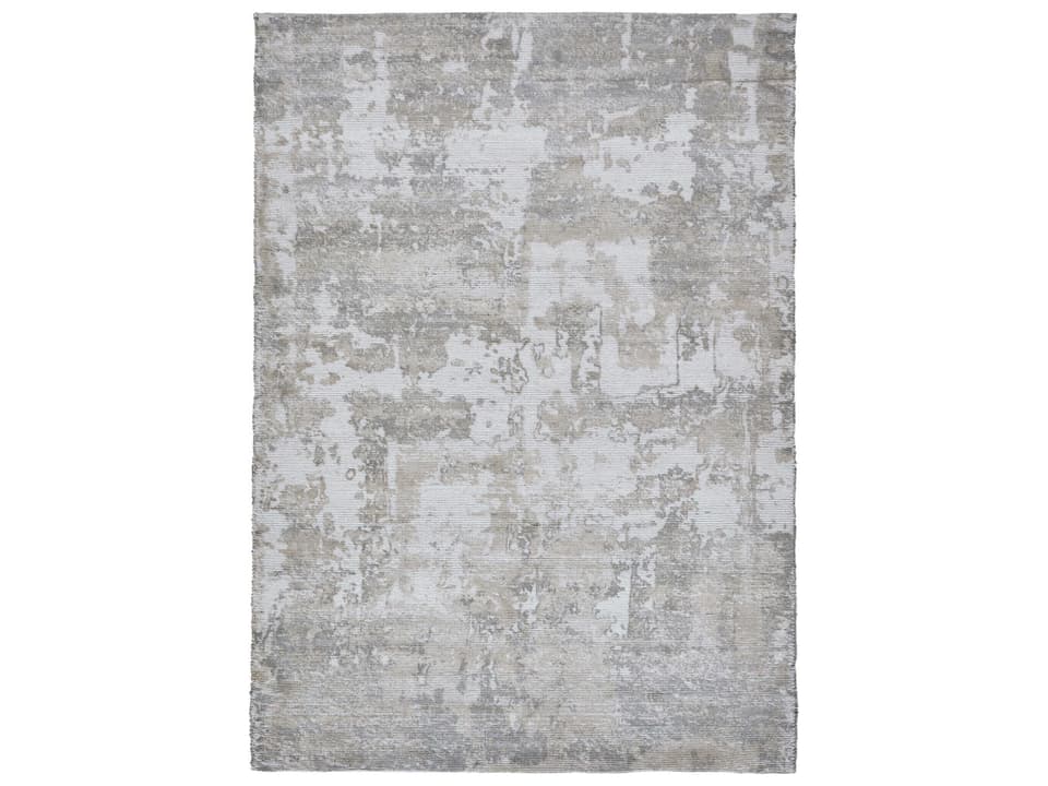 Cusano Flatweave Abstract Area Rug in Ivory and Beige