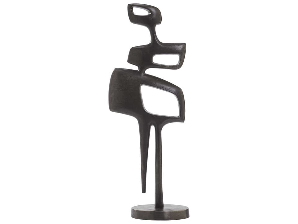 Pacino Abstract Statue in Antique Nickel