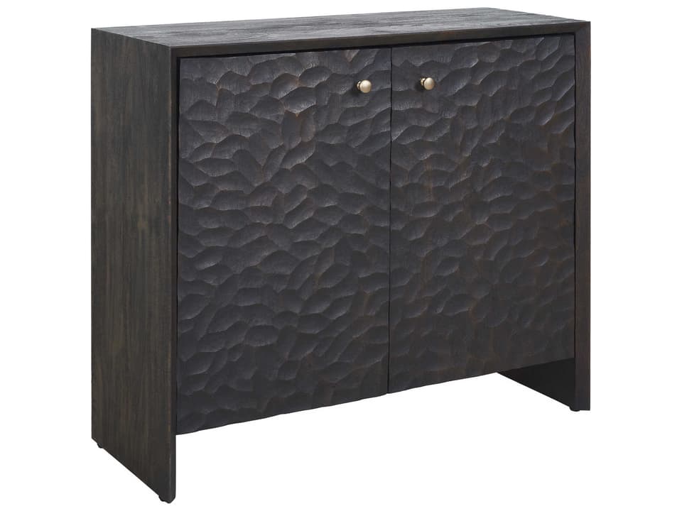 Jean Dark Brown Mango Wood Accent Chest