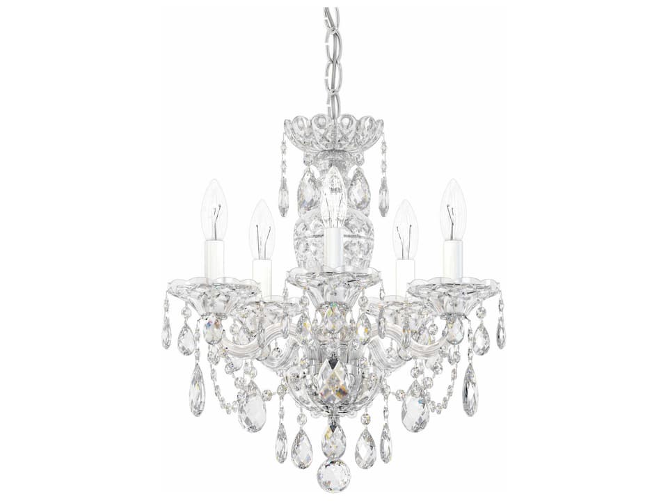 Sterling 5-Light Crystal Chandelier