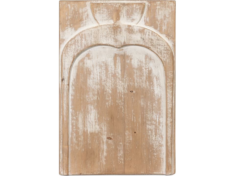 Riley Carved Decorative Wall Panel in Natural Reclaimed Pine Wood