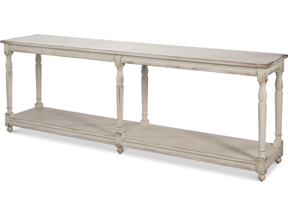 Jensen Rectangular Console Table in Gray Reclaimed Pine