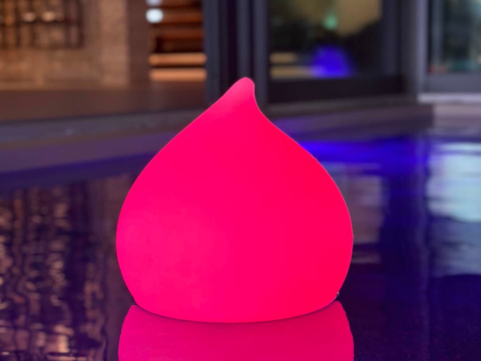 Dew Portable Bluetooth LED Table Lamp in White