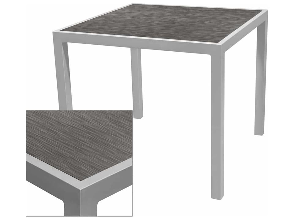 Sedona 24-Inch Square Aluminum Dining Table Base