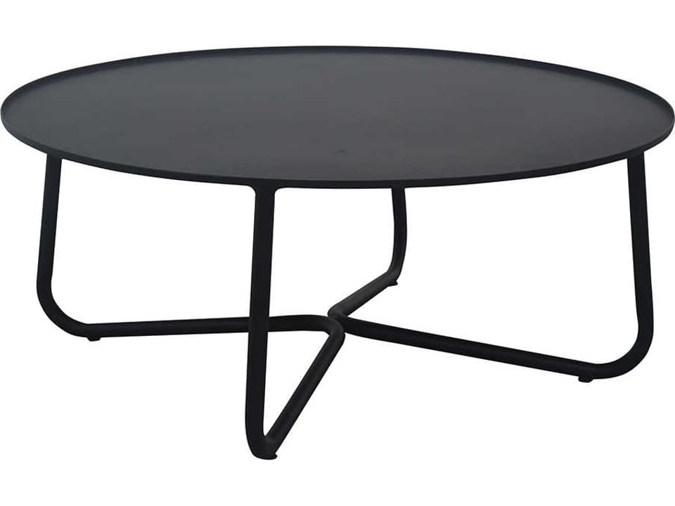 Elephant 24 Inch Round Aluminum Coffee Table