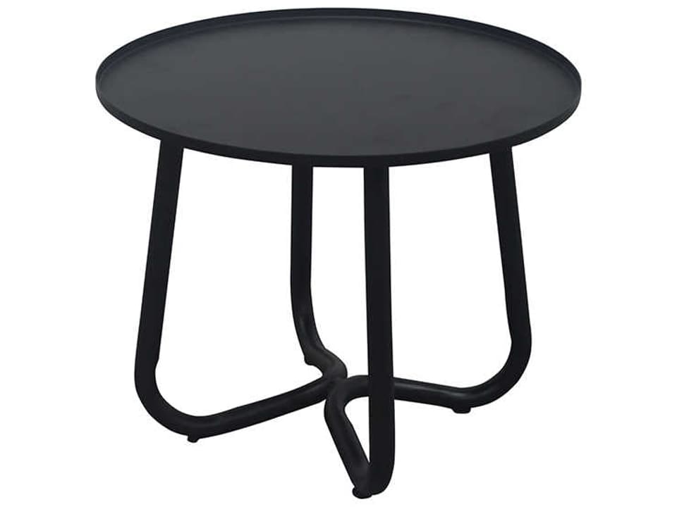 Elephant Aluminum Small Round End Table