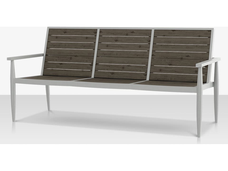 Danish Aluminum Composite Slatted Sofa