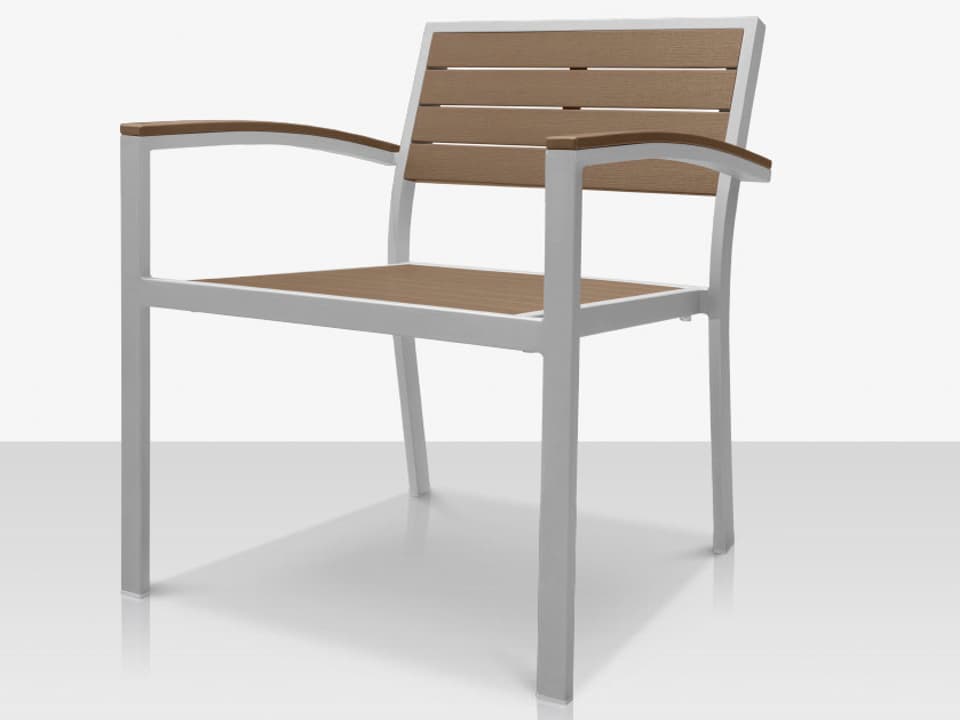 Napa Aluminum Lounge Chair with Durawood Slats