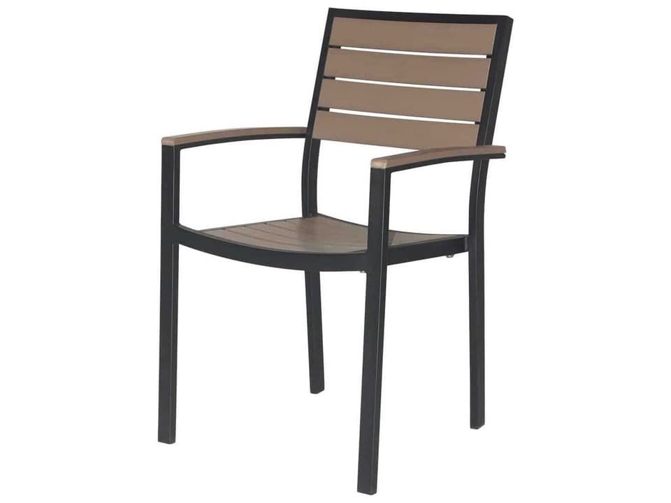 Napa Aluminum Stackable Dining Arm Chair