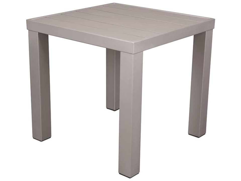 Fusion Square 18-Inch Aluminum End Table