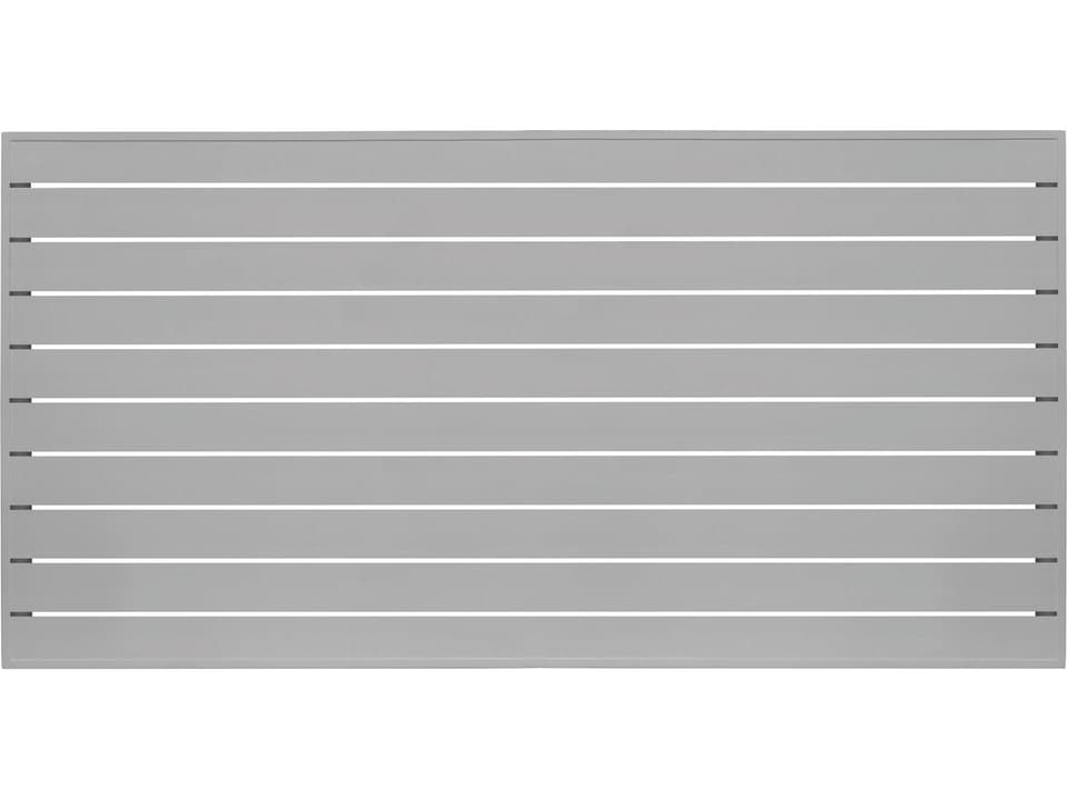 Fusion Aluminum Rectangular Slat Table Top