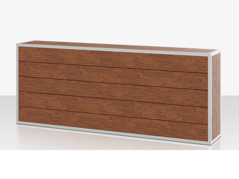 MOD 75 Inch Slatted Back Structure