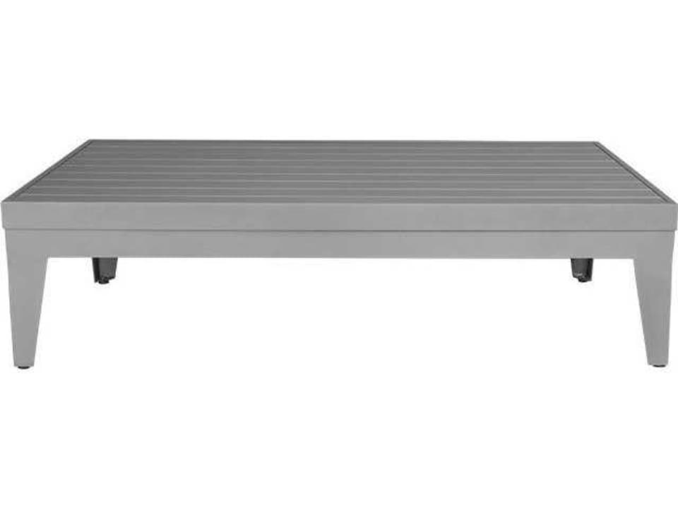 South Beach Square Coffee Table in Powder-Coated Aluminum