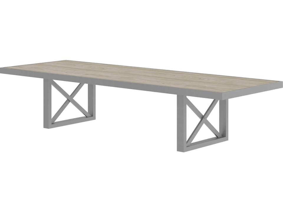 Decoscape Dynasty Aluminum XL Mega Rectangular Dining Table Top