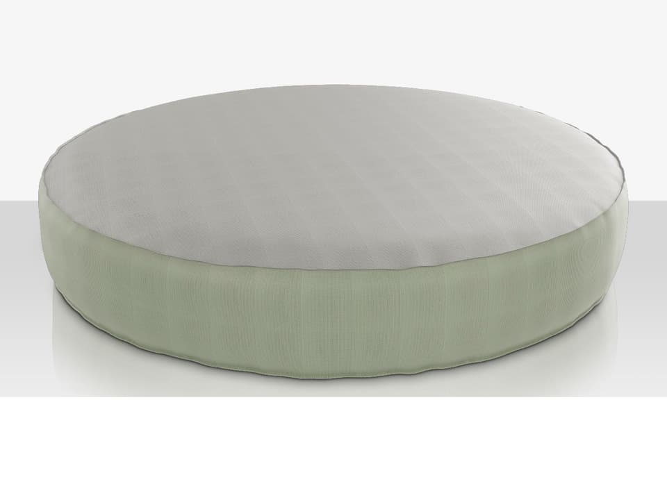 Casbah 100-Inch Round Fabric Pouf Daybed