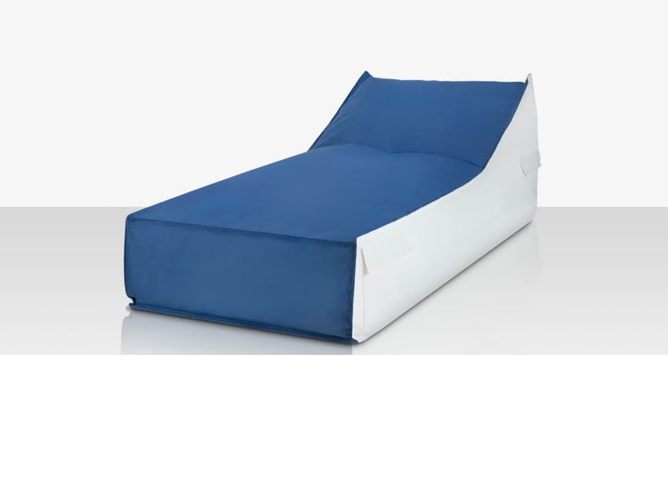 Casbah Fabric Pouf Chaise Lounge