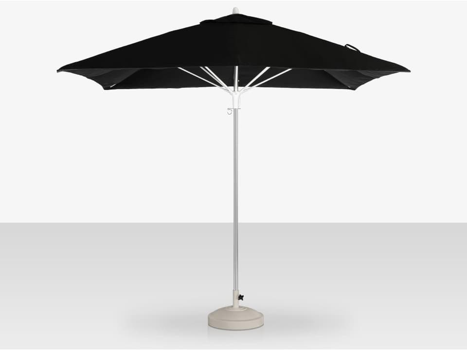 Decoscape 8 Foot Square Single Vented Push-Up Lift Umbrella