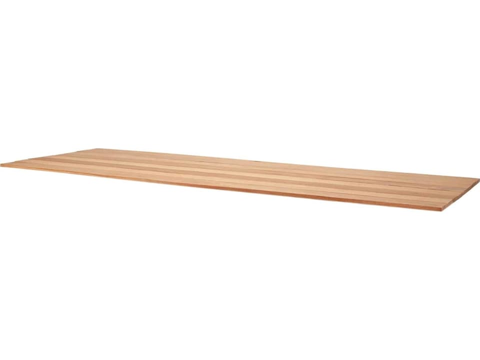 Bosca 84-Inch x 40-Inch Rectangular Table Top with Composite Wood Slats