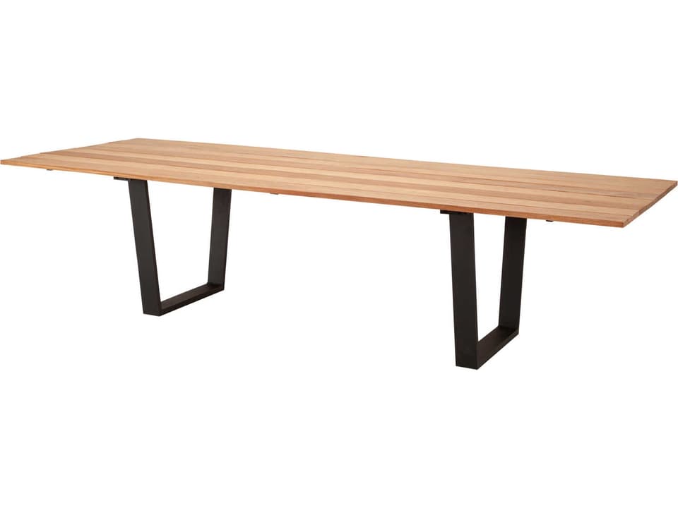 Bosca 46 x 120 Inch Composite Slat Rectangular Table Top