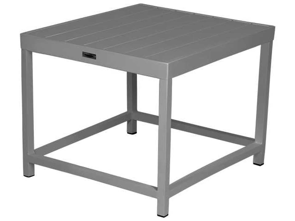 Delano Square Aluminum End Table