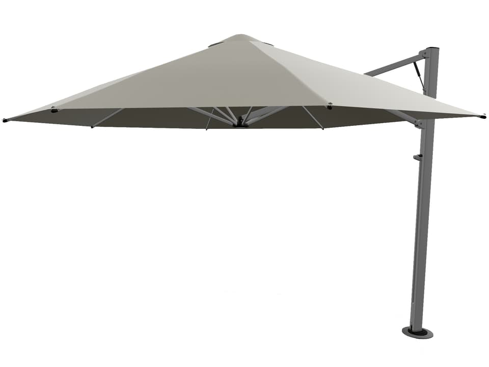 Serenity Rotating Cantilever Outdoor Umbrella in Marine Grade Aluminum and 316 Stainless Steel
