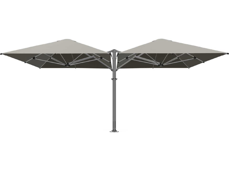 Unity Duo Cantilever Outdoor Umbrella with Marine-Grade Aluminum Frame