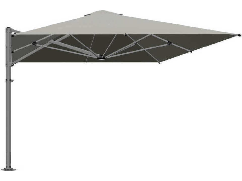 Unity Cantilever Outdoor Umbrella in Marine-Grade Aluminum and Stainless Steel