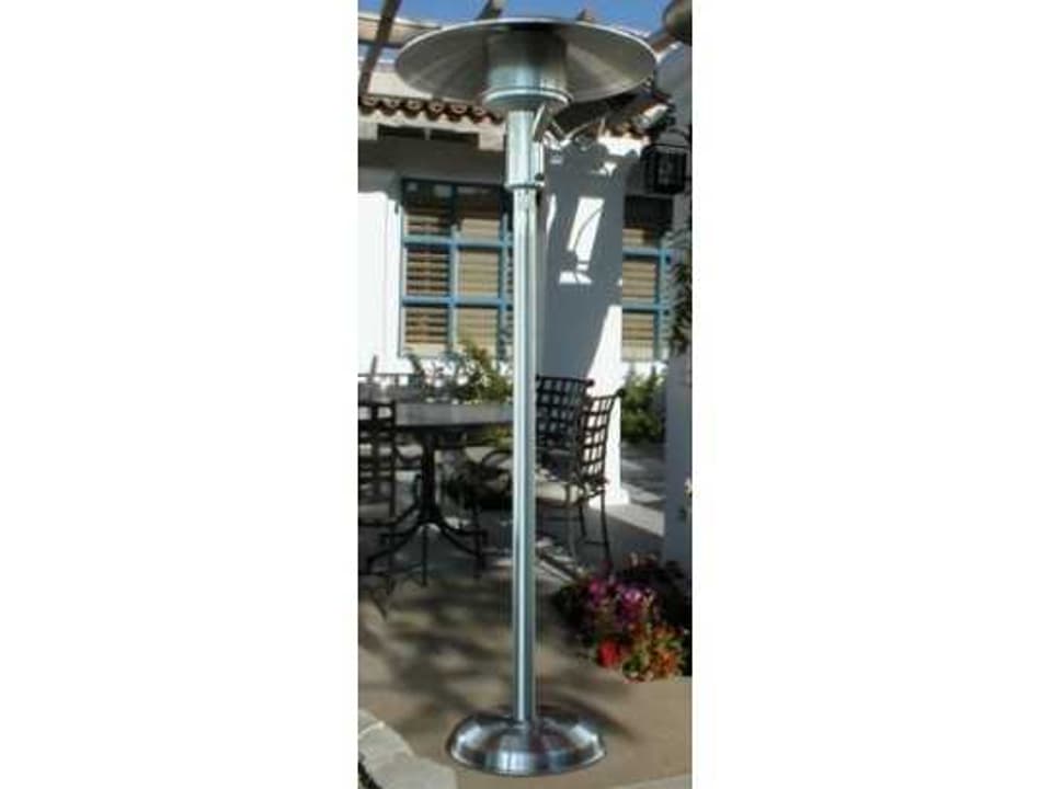 Portable Natural Gas Patio Heater in Stainless Steel
