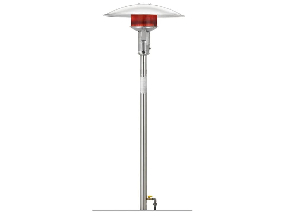 PSA265VSSE Stainless Steel Permanent Natural Gas Post Patio Heater