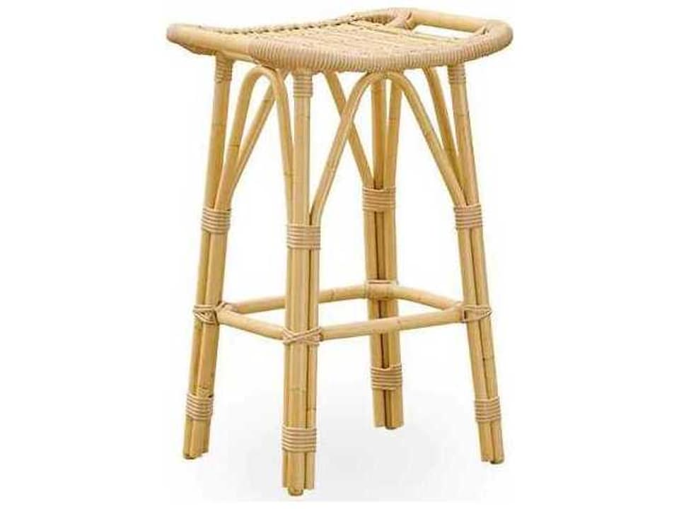 Exterior Salsa Counter Stool in Natural Alu-Rattan and ArtFibre