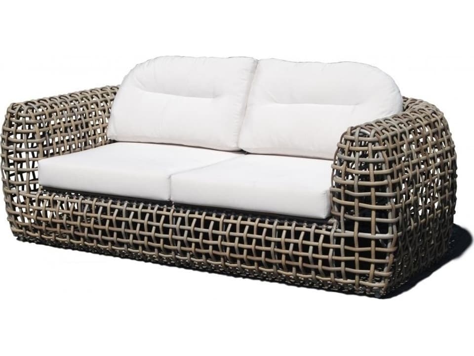 Dynasty Kubu Mushroom Aluminum Cushion Loveseat