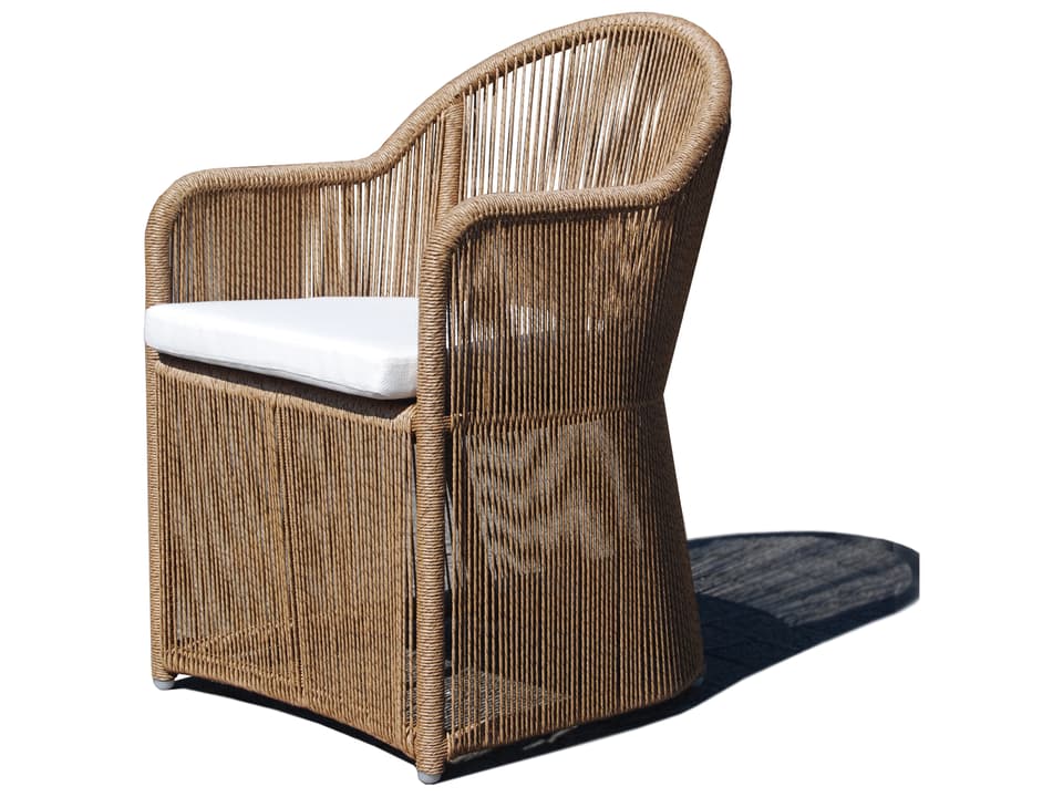 Calixto Dining Armchair with Sunbrella Cushion