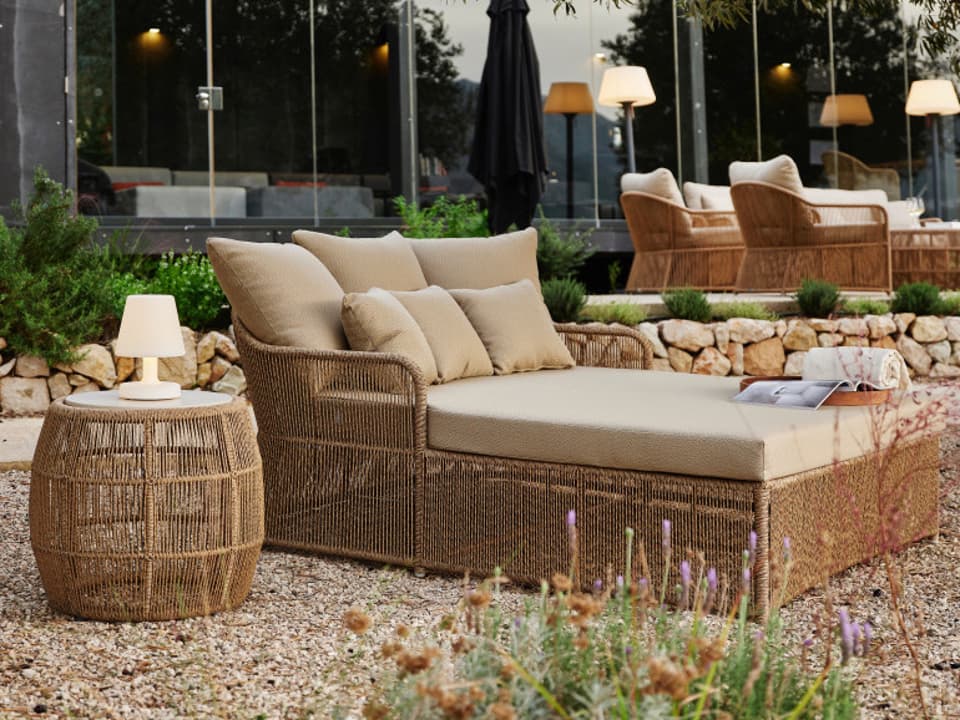 Calixto 2-Piece Outdoor Daybed Set with Sunbrella Cushions