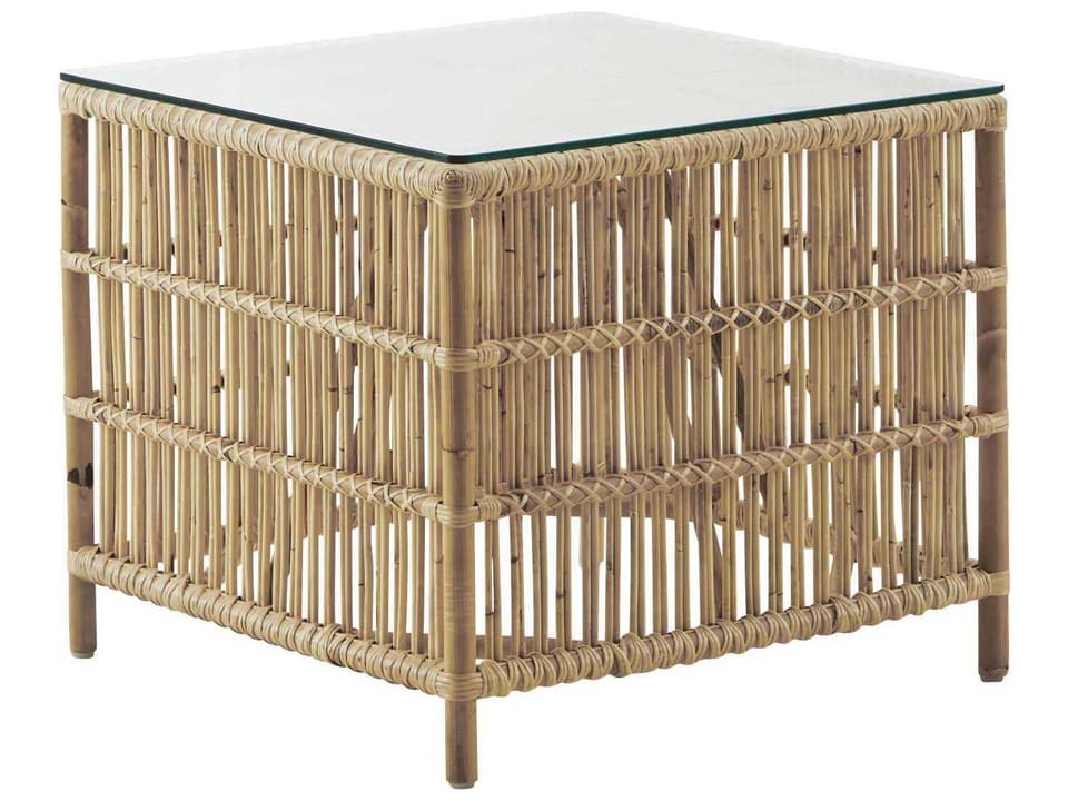 Indoor Originals Donatello Square Glass End Table