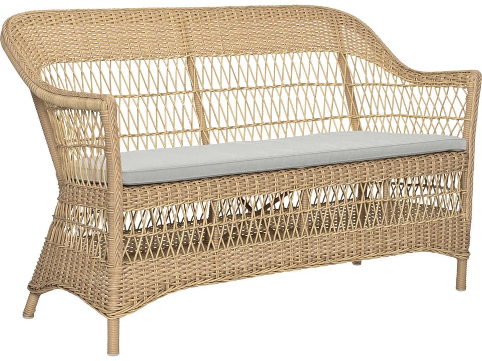 Indoor Georgia Garden Charlot Gray Upholstered Loveseat