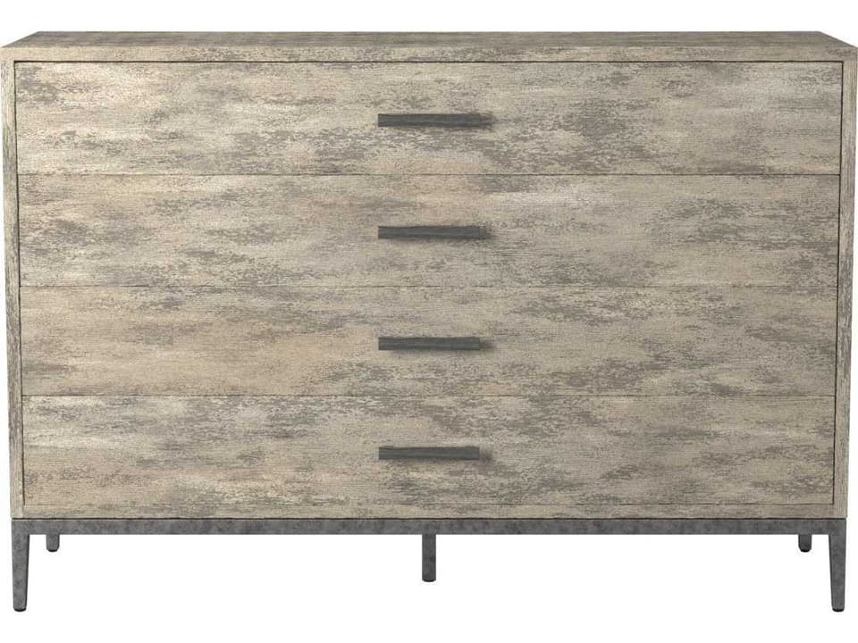 Cameron 4-Drawer Single Dresser in Raw Silk Gray