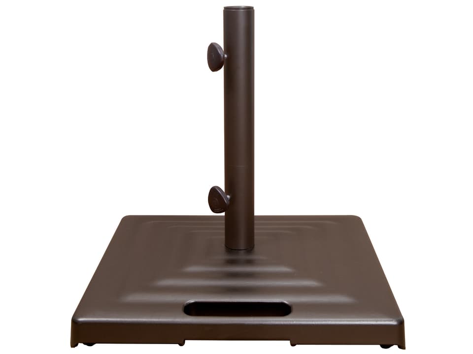 Monaco 100lb Cast Aluminum Square Umbrella Base with Wheels