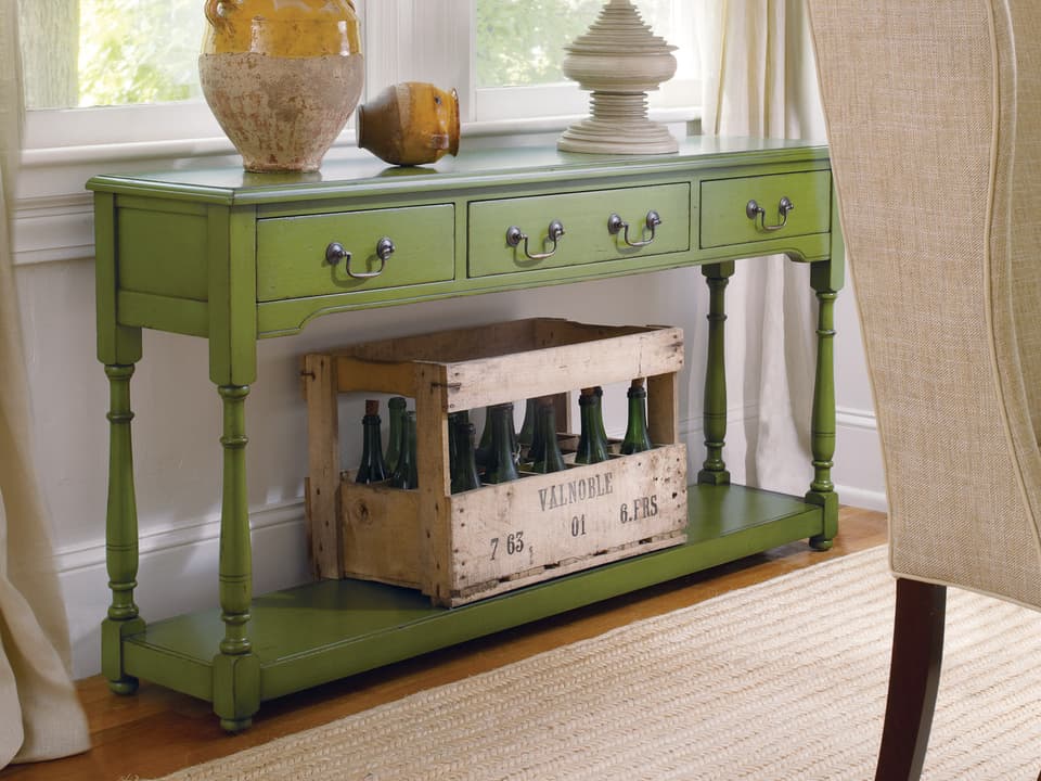 Durango Console Table with Storage in Wood