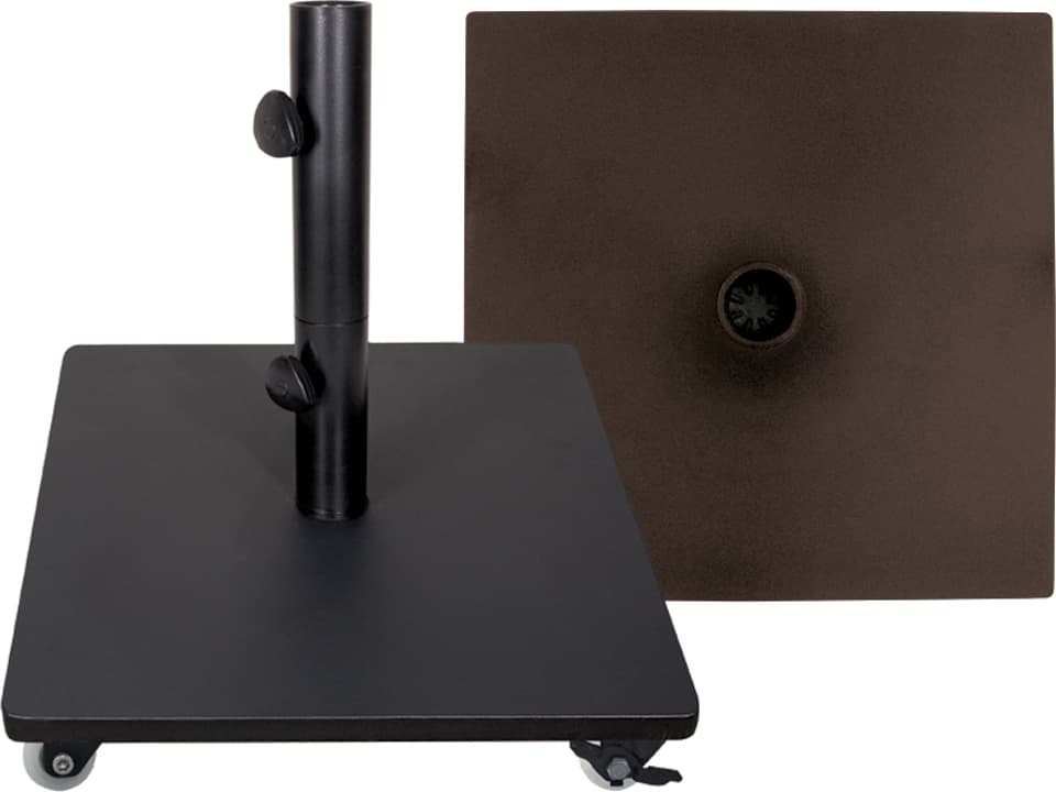 Libra 120lb Steel Umbrella Base with Wheels
