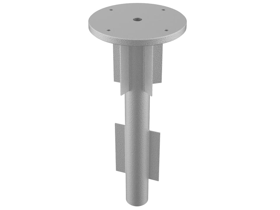 Galvanized Steel In-Ground Umbrella Mount Kit