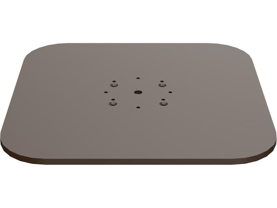Z-Plate 115-Pound Steel Umbrella Base in Powder-Coated Finish