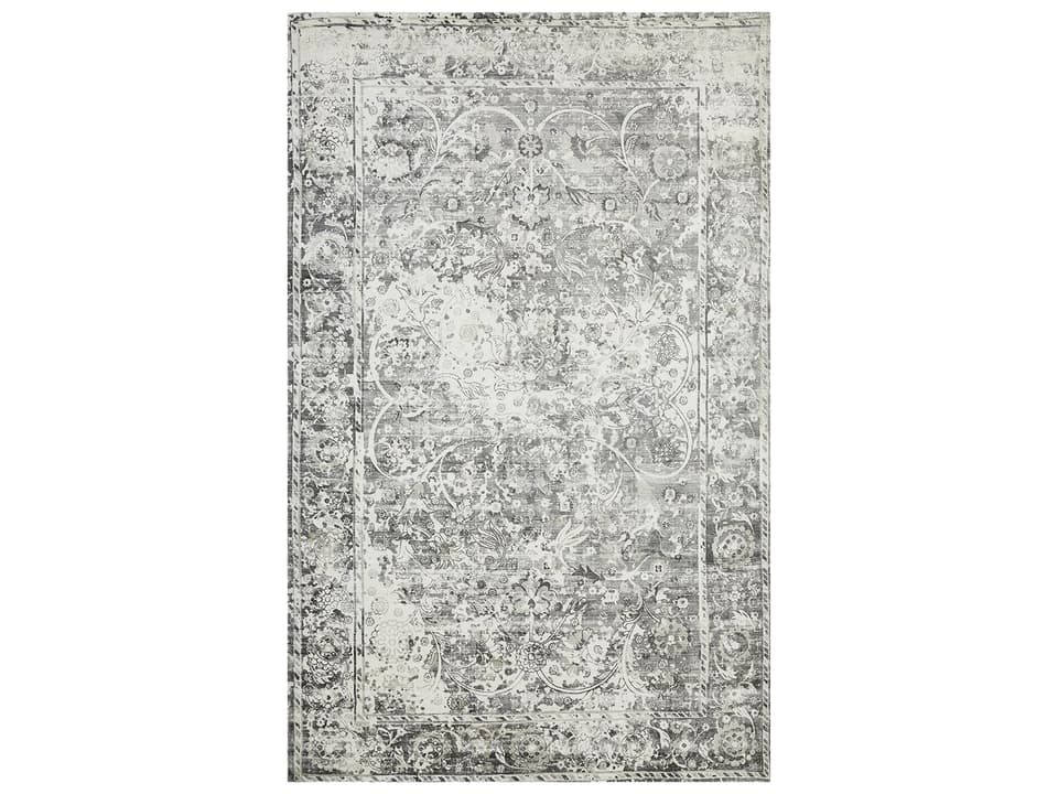 Royal S1113 Hand Loomed Viscose Cotton Area Rug 5x8 in Bone