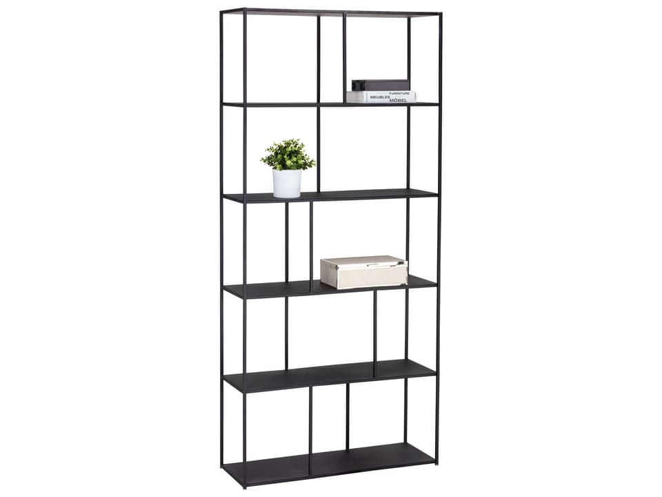 Mixt Matte Black Bookcase