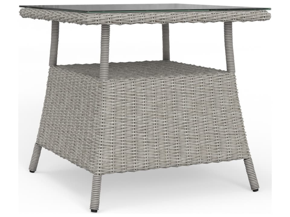 Juniper Bay Square End Table in Light Driftwood