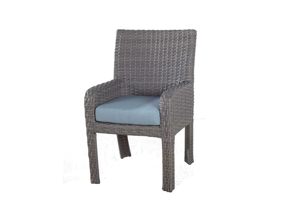 Saint Tropez Wicker Patio Dining Arm Chair