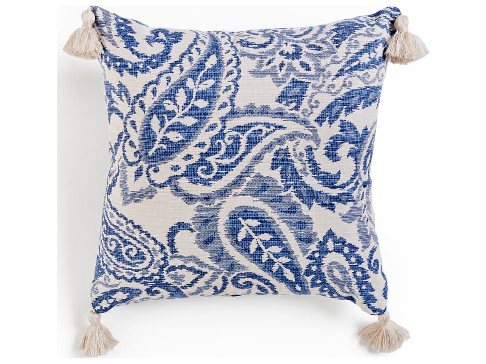 Pillow Talk 18 x 18 Outdoor Accent Pillow in Blue