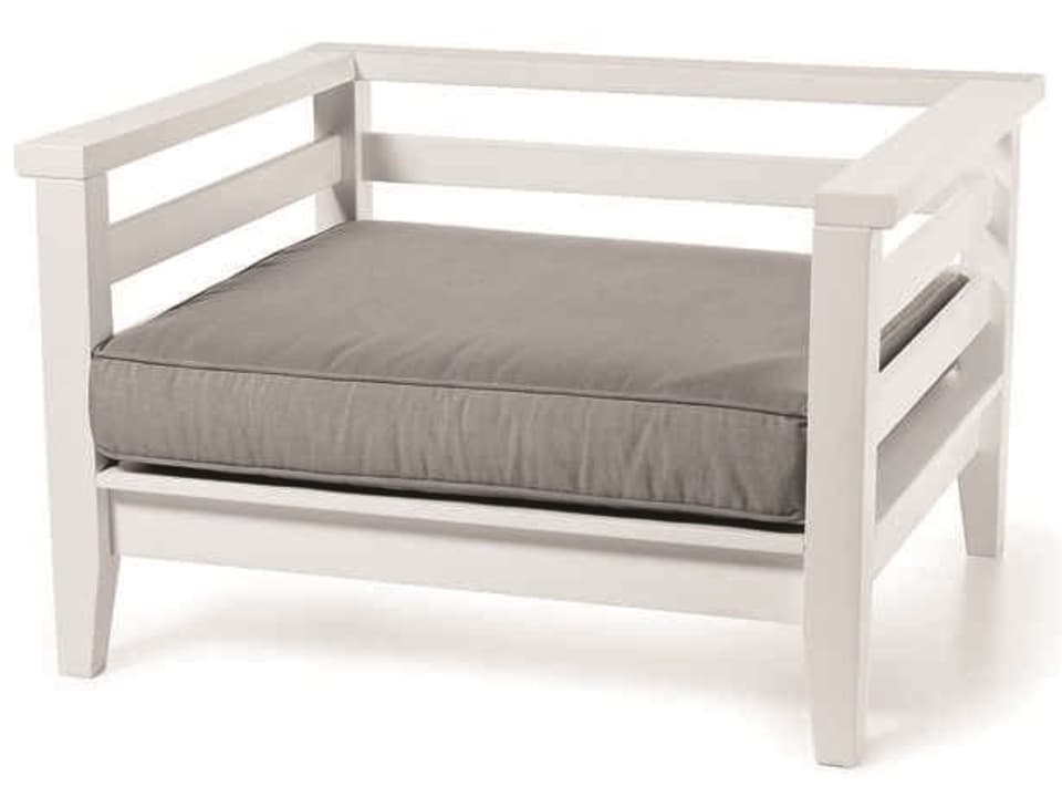 Cambridge Recycled HDPE Lounge Chair with Cushion