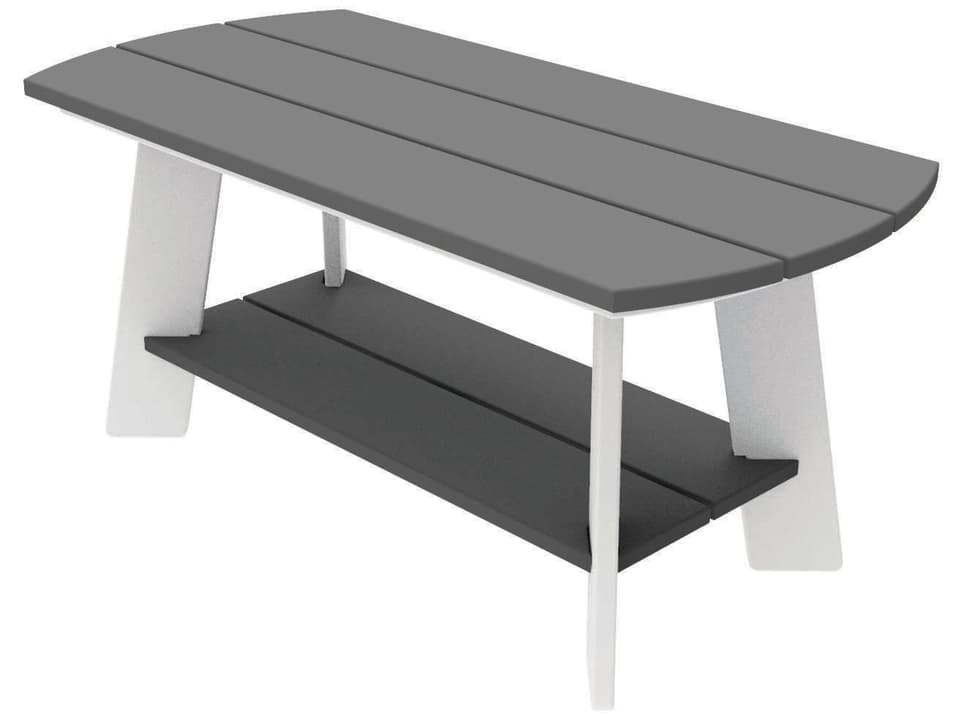 Classic Adirondack Recycled Plastic Rectangular Coffee Table